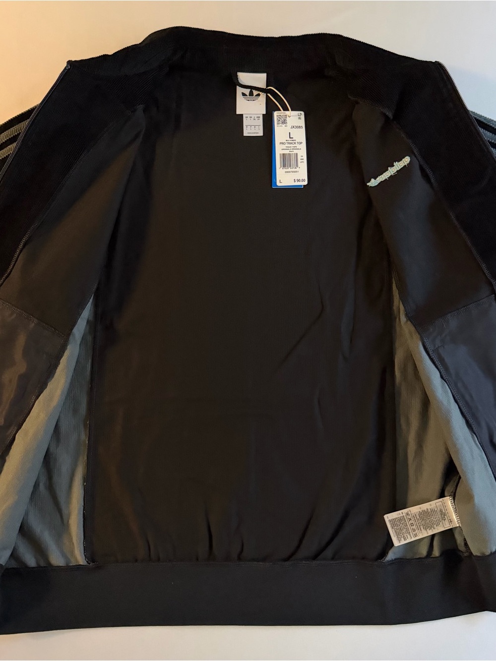 Adidas Originals Corduroy Pro Track Top Men Retro Trefoil Full Zip Jacket - Picture 5 of 7